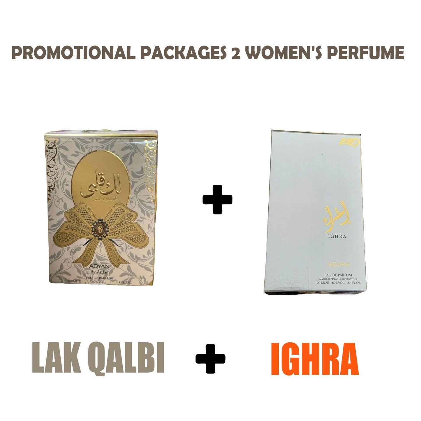 π€ All-in-One Elegance: Lak Qalbi & Ighra Perfume Duo π«