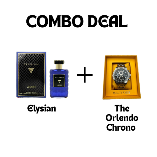 Elysian Perfume + Orlendo Chrono Elite β Power, Precision, Prestige