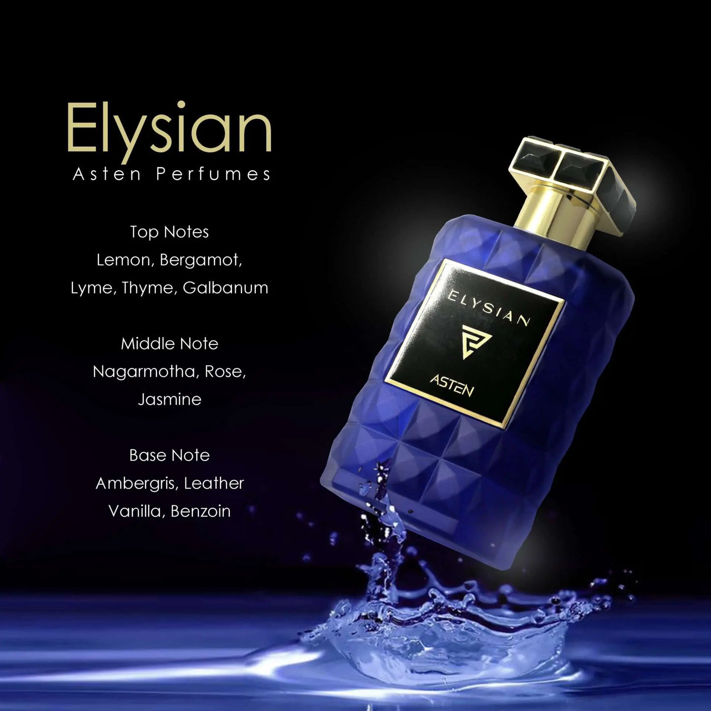 Elysian By Asten Unisex Fragrance(100ml) Elegant and Longlasting Bestselling